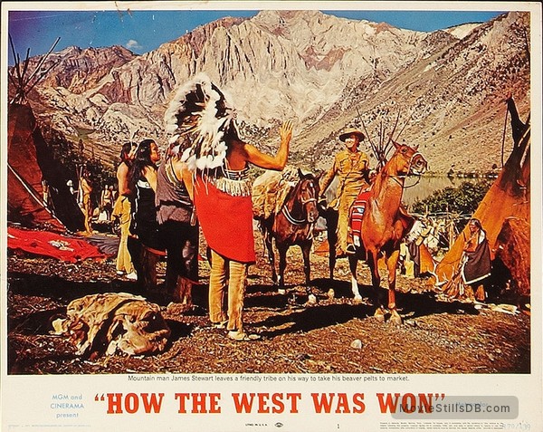 How the West Was Won - Lobby card with James Stewart